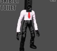 STL file Skibidi Toilet Titan Speakerman + G-Man Toilet 3D Printable Models  STL 🚽・3D print design to download・Cults