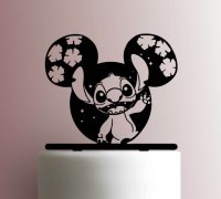 STL file Stitch wall decor and cake topper 🍰・3D printer design to  download・Cults