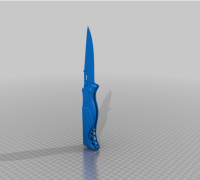 3D Printed Metal Gear Solid 4 Stun Knife 