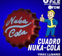 STL-Datei Fallout Nuka Cola 🍾 kostenlos・3D-Druck-Modell zum