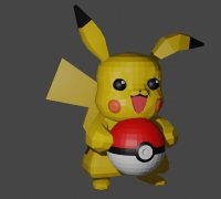 OBJ file Pokeball・3D printable model to download・Cults