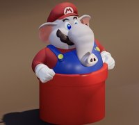 3D file Super Mario Bros Wonder Wonder Seed 1 🍑・3D printing idea to  download・Cults