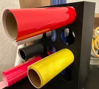 STL file Vinyl Roll Holder 👤・3D printing idea to download・Cults