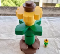 3741 LEGO Parts (1) Flower Bouquet ~ Minifigure Minifig Flowers Plant GROUP  F