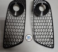 STL file grille cupra central side grille pack cupra seat leon mk1 abeja  💺・3D print model to download・Cults