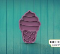 3D file Split Ice Cream Clay Cutter - STL Digital File Download- 8