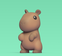 cute capybara 3D Models to Print - yeggi