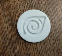 Free STL file The Emblem of the Hidden Village : Symbol of Naruto Picture  🙈・3D printable design to download・Cults
