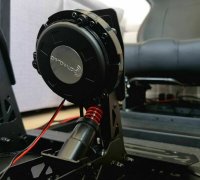 3D Printed Dayton TT25 Bass Shaker Mount for Fanatec ClubSport v3
