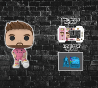 STL file FUNKO POP MESSI 🇦🇷・Model to download and 3D print・Cults