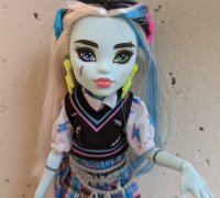 Monster High Reel Drama LAGOONA BLUE Replacement Earrings OOAK