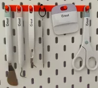 Cricut Tool Holder with cups by bitsplusatoms, Download free STL model