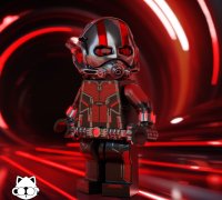 Motorized Ant-man Mk1 Helmet 3D Model 