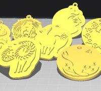 3D file Ultra Anime Pack +200 Anime Keychains!!! 🖼️・3D printing