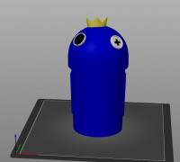 3D printed Blue form Rainbow Friends Roblox Game・Cults