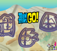 3D file Teen Titans Go-Super Combo 3D print model 🎨・3D printable model to  download・Cults