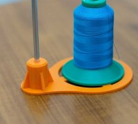 STL file Sewing thread spool holder 🪡・3D printing template to