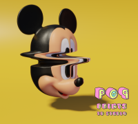 STL file Mickey Mouse keychain 🐁・3D printable design to download