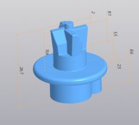 STL file COUPLING JOINT CLUTCH FOR BRAUN HAND BLENDER MULTIQUICK 5 7 MQ-745  MQ-785 MQ-775 ✋・3D printable model to download・Cults