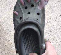 Children's Size 1 (UK) replacement Croc Strap by The Godhead, Download  free STL model