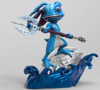 Singed League of Legends Custom Collectible Hand-painted 3d Printed Resin  Figurine. 