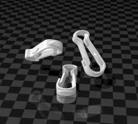 Load optimized tiny carabiner by HD_Creator, Download free STL model