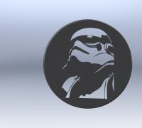 Free STL file Star Wars coasters & holder ⭐・Model to download