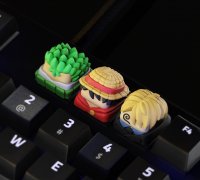 Keycaps Teclas Zoro One Piece para Teclado Mecânico