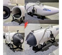 OceanGate PaperTowel Holder Titan Submarine Paper Towel holder -  #FunctionalArt - 3D model by thelightspd on Thangs