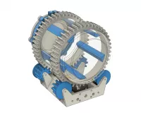 STL file Tumbler cyclone rotary case deburring machiine 🌀・3D printer  design to download・Cults