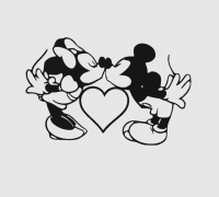 STL file FUNKO POP! MICKEY MOUSE/ LOVE/ VALENTINE'S DAY 🐁・3D print model  to download・Cults