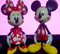 3D file Minnie Mouse 🐁・Design to download and 3D print・Cults
