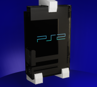 OBJ file Sony PlayStation 2 FAT 🎮・3D printable model to download