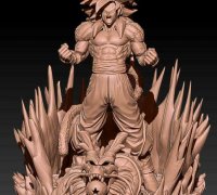 Free STL file Goku Super Saiyajin 4 - SSJ4 - Bionic3D 🎨・3D printable  object to download・Cults