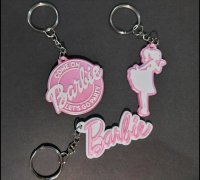 STL file Barbie Shoes / Key Ring Keychain 🔑・3D printer model to  download・Cults
