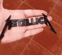Fichier STL gratuit Logo Metallica 🗿・Plan pour imprimante 3D à  télécharger・Cults