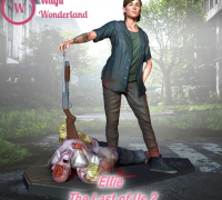 STL file Ellie The last of us Part 1 & 2 🧟・Design to download
