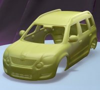 STL file Skoda Yeti 2010 Printable Car In Separate Parts 🚗・Design to  download and 3D print・Cults