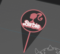 Free STL file Barbie Cake Topper Bambu Labs 🍰・Object to download and to 3D  print・Cults