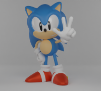 Sonic - Classic by reddadsteve, Download free STL model