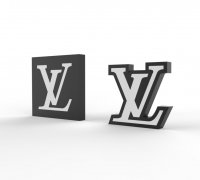 vuitton cookie cutter 3D Models to Print - yeggi