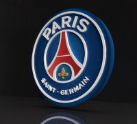 STL file psg soccer key ring ⚽・Template to download and 3D print・Cults