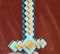 STL file Minecraft Sword - Cube Game Replica 🗡️・3D printing design to  download・Cults