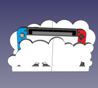 STL file Cloud Dock Nintendo Switch Lite ☁️・3D printer model to  download・Cults