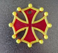 Cross-stitch ring 3D print model by papcarlo