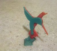 Animal Miniature 'Hummingbird Dragon' 3D Metal Structural Puzzle