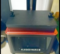 Elegoo Mars Angled Hanger / Holder for Build-plate / Platform to