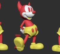 STL file Mickey & Minnie 🐉・3D print model to download・Cults