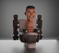 SKIBIDI TOILET G-MAN G-TOILET, 3D models download