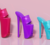 Barbie Doll Shoes by Heber, Download free STL model